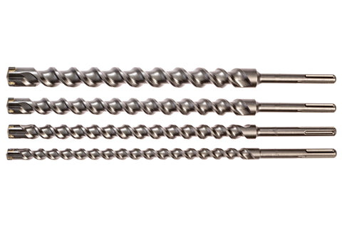 Carbide Tipped SDS MAX Masonry Drill Bit Set (4-Piece)