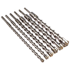 Carbide Tipped SDS Plus Masonry Drill Bit Set (6-Piece)
