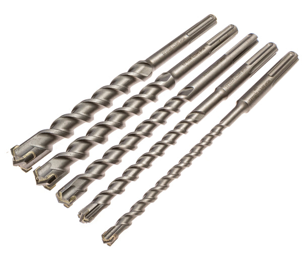 Carbide Tipped SDS Max Masonry Drill Bit Set 5 Piece KATEYA Drill Bits
