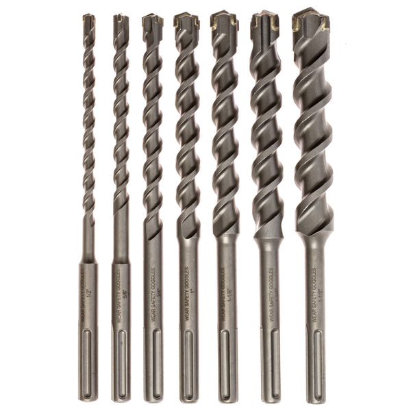Carbide Tipped SDS Max Masonry Drill Bit Set (7-Piece)