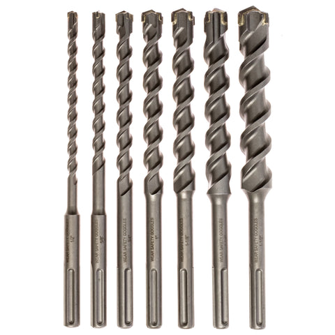 Carbide Tipped SDS Max Masonry Drill Bit Set (7-Piece)