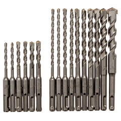 Carbide Tipped SDS Plus Masonry Drill Bit Set (16-Piece)